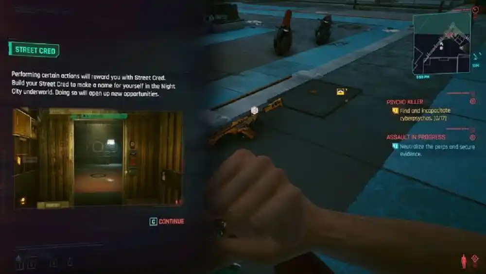 Tela explicando credito de rua street cred cyberpunk 2077 Tela explicando credito de rua street cred cyberpunk 2077