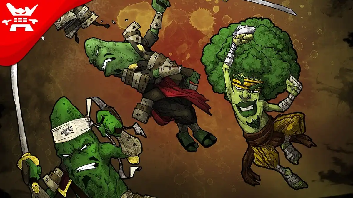 Yasai Ninja brocolis pepinos samurai Yasai Ninja brocolis pepinos samurai