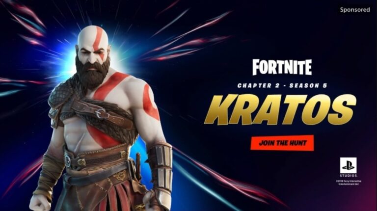kratos skin fortnite