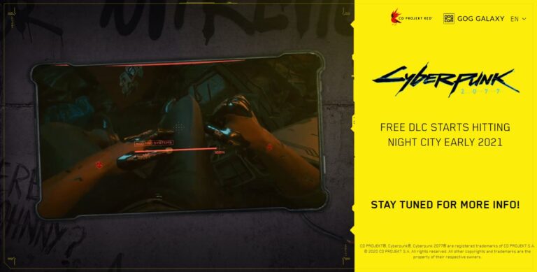 site dlc gratuito cyberpunk 2077 2021