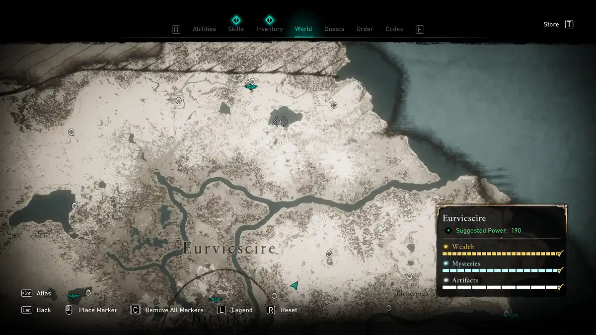 Local Arco Noden AC Valhalla Lago Mapa Local Arco Noden AC Valhalla Lago Mapa