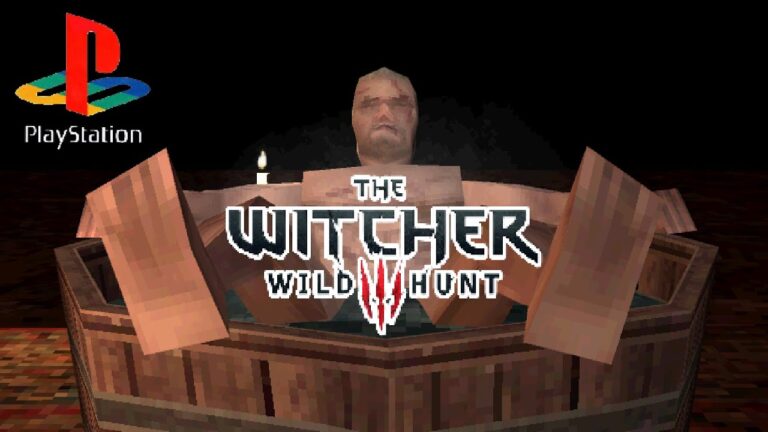the witcher 3 demake ps1