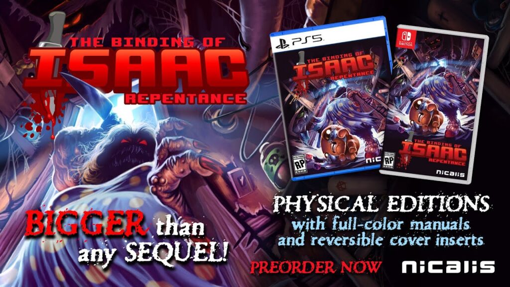 free download the binding of isaac repentance ps5
