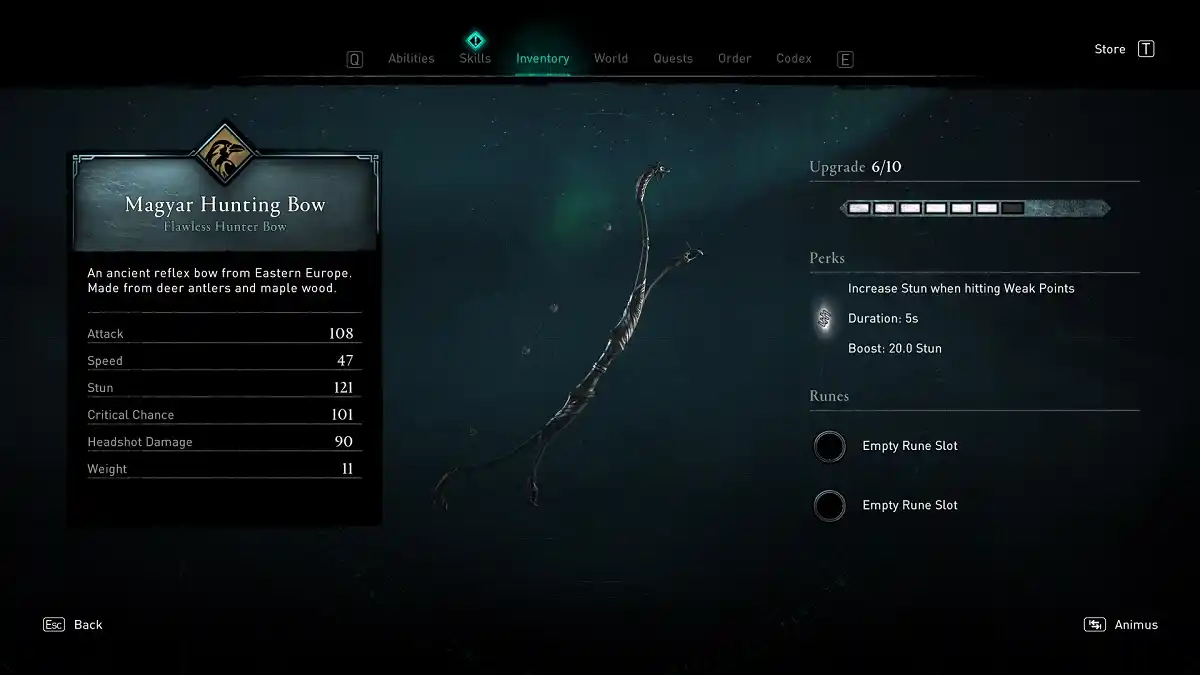 Arma Assassins creed valhalla Arco de Caça Magyar Arma Assassins creed valhalla Arco de Caça Magyar