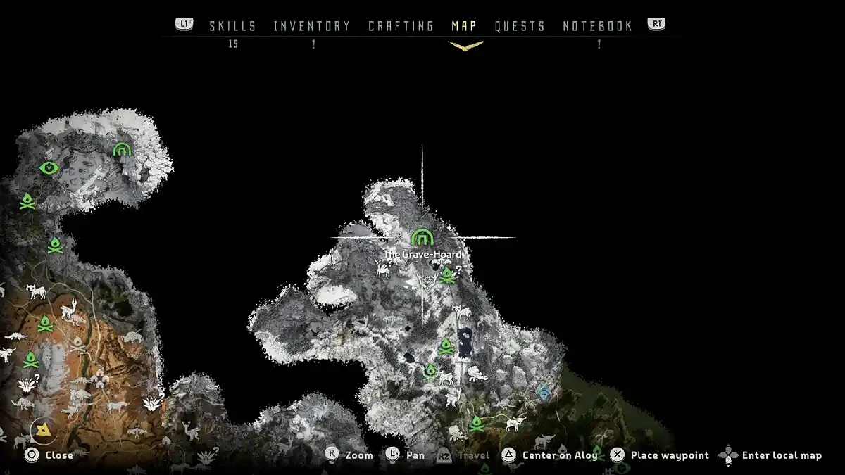 Bateria 4 — Tesouro Tumular The Grave Hoard mapa Bateria 4 — Tesouro Tumular The Grave Hoard mapa