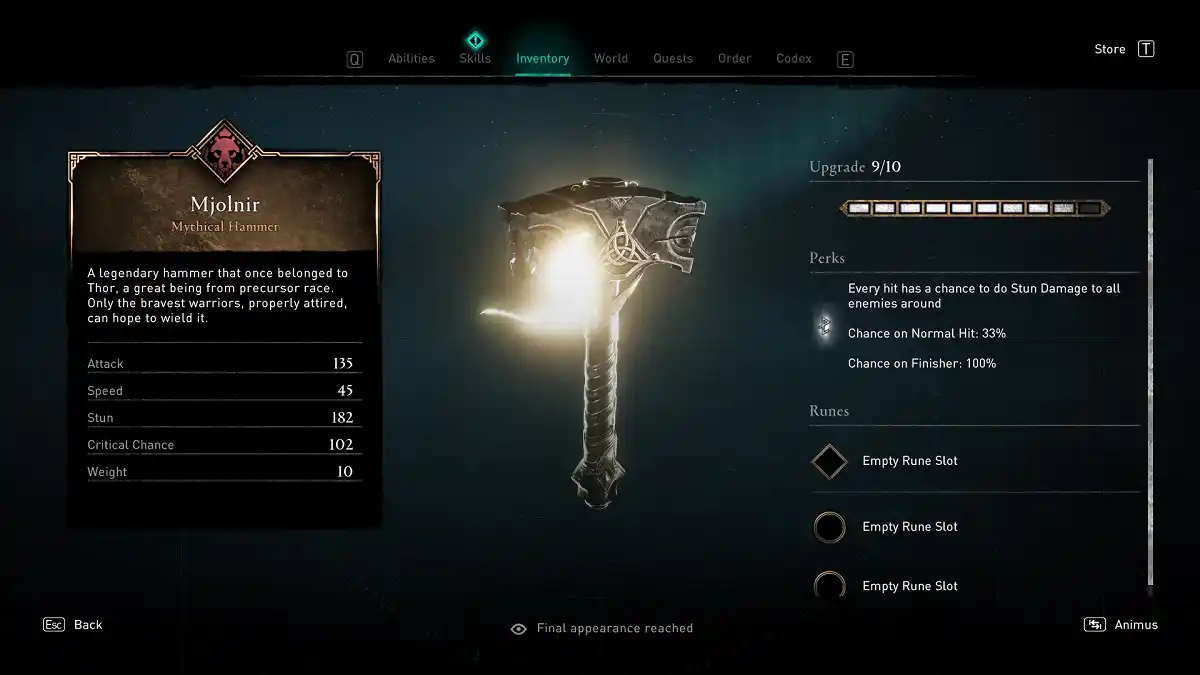 Mjölnir assassins creed valhalla armas secretas Mjölnir assassins creed valhalla armas secretas
