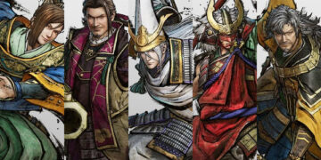 Samurai Warriors 5 Takakage Kobayakawa, Hisahide Matsunaga, Kagetora Nagao, Shingen Takeda e Motonari Mori