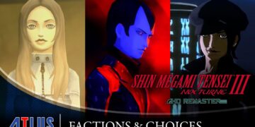 Shin Megami Tensei III Nocturne HD Remaster exibe trailer Factions and Choices