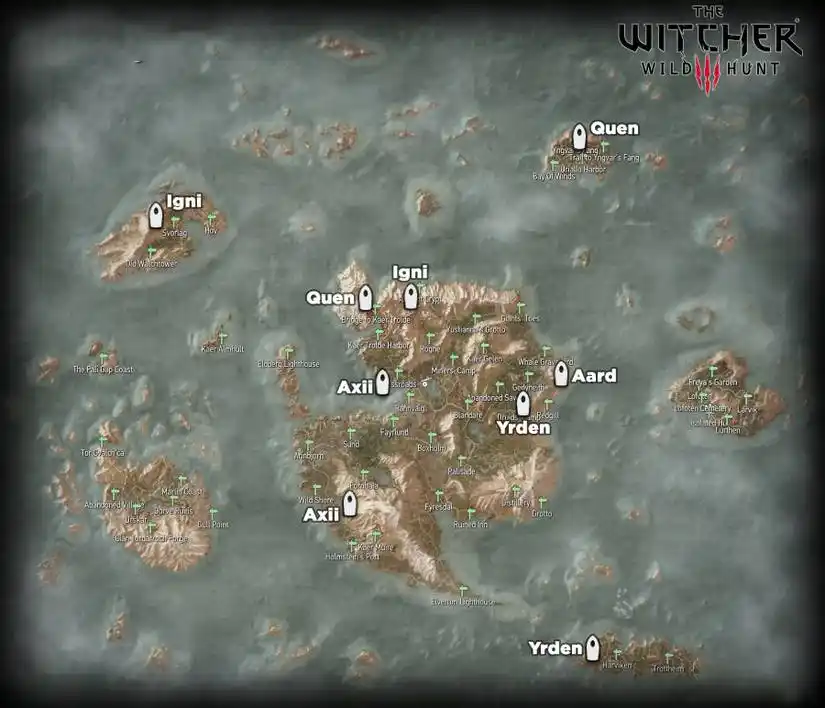 Todos os Locais de Poder Ilhas Skellige Witcher 3 Todos os Locais de Poder Ilhas Skellige Witcher 3