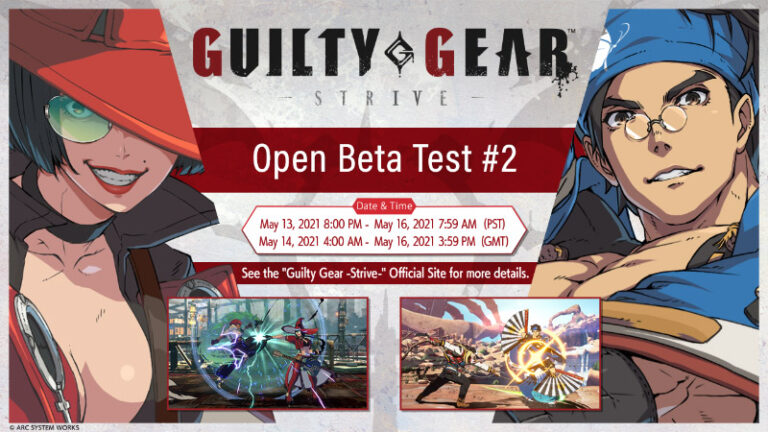 guilty gear strive segundo beta aberto data