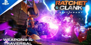Ratchet Clank Em Uma Outra Dimensão armas trailer