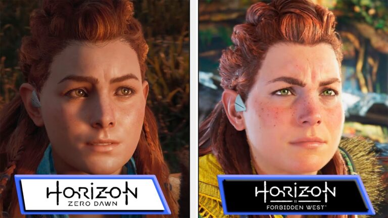 Confira comparação gráfica de Horizon: Forbidden West e ...