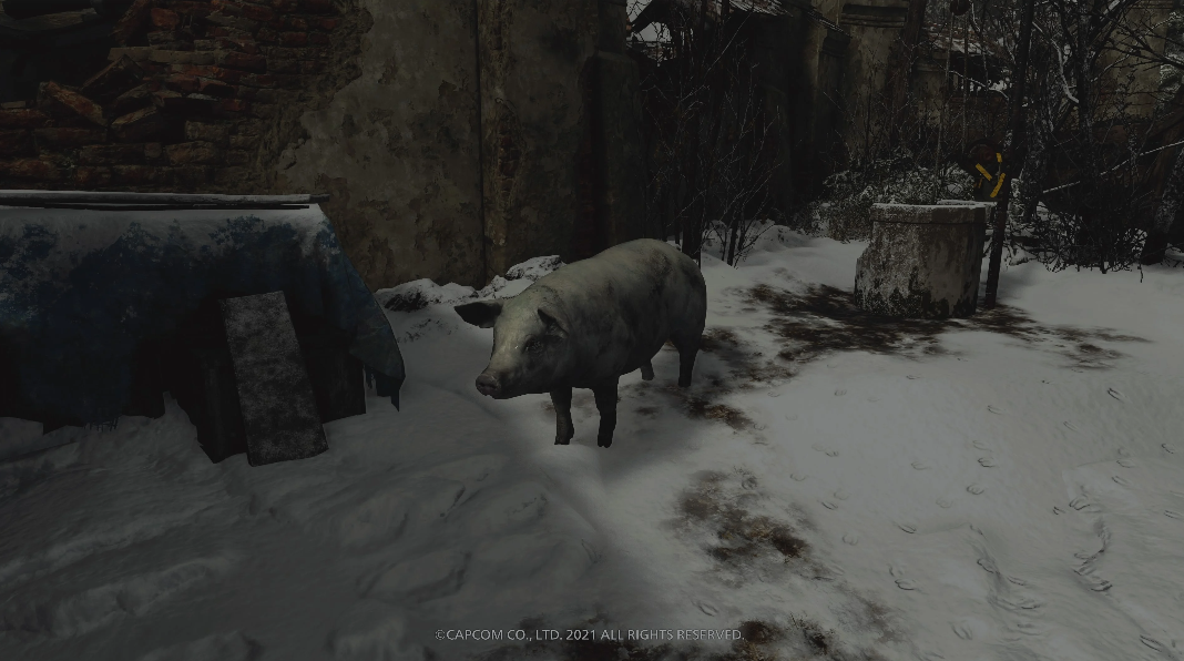 resident evil village carne qualidade