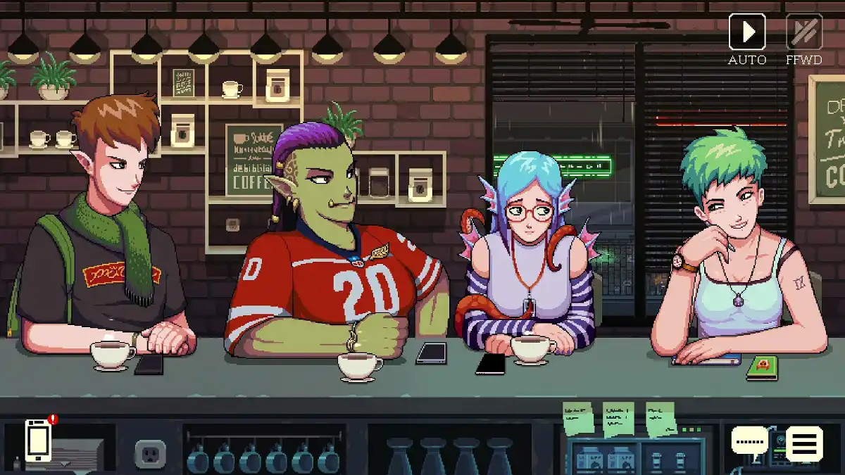 Coffee Talk personagens Coffee Talk personagens