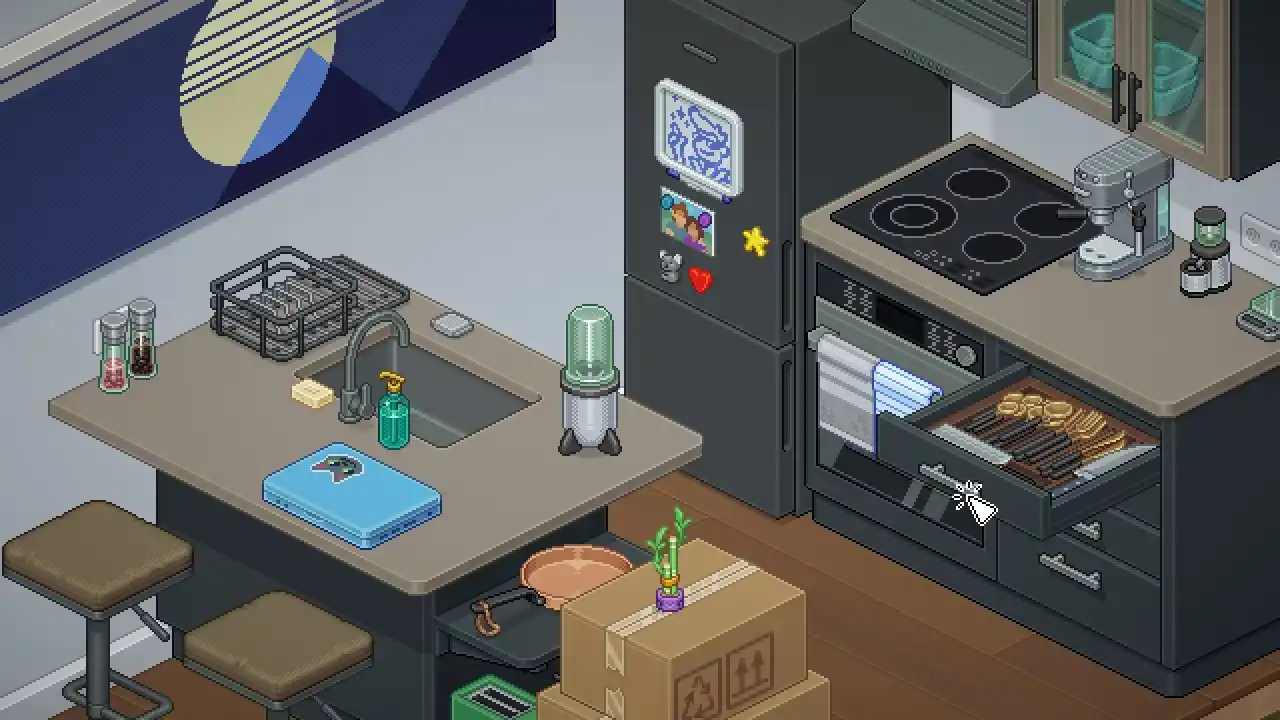 Unpacking gameplay cozinha Unpacking gameplay cozinha
