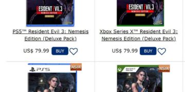rumor Resident Evil 3: Nemesis Edition ps5