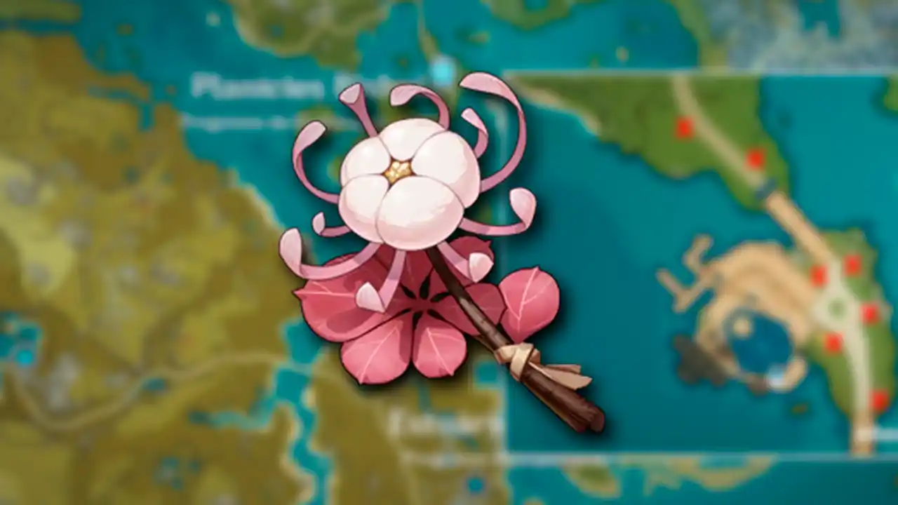 genshin impact locais flor de seda guia