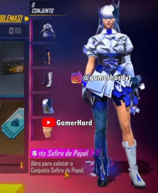 Conjunto Safira de Papel