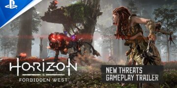 Horizon Forbidden West trailer gameplay inimigos