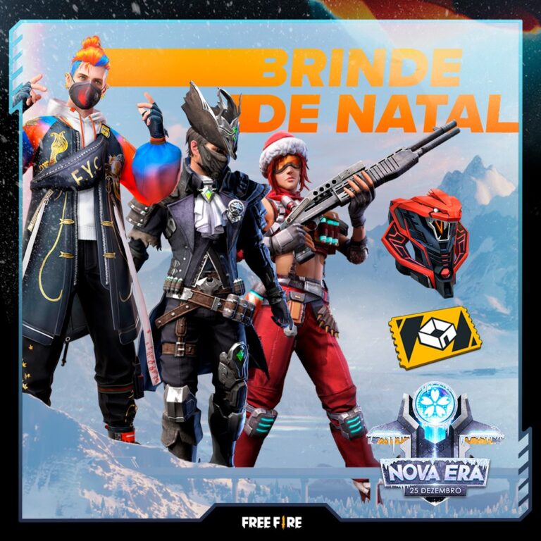 free fire brinde natalino