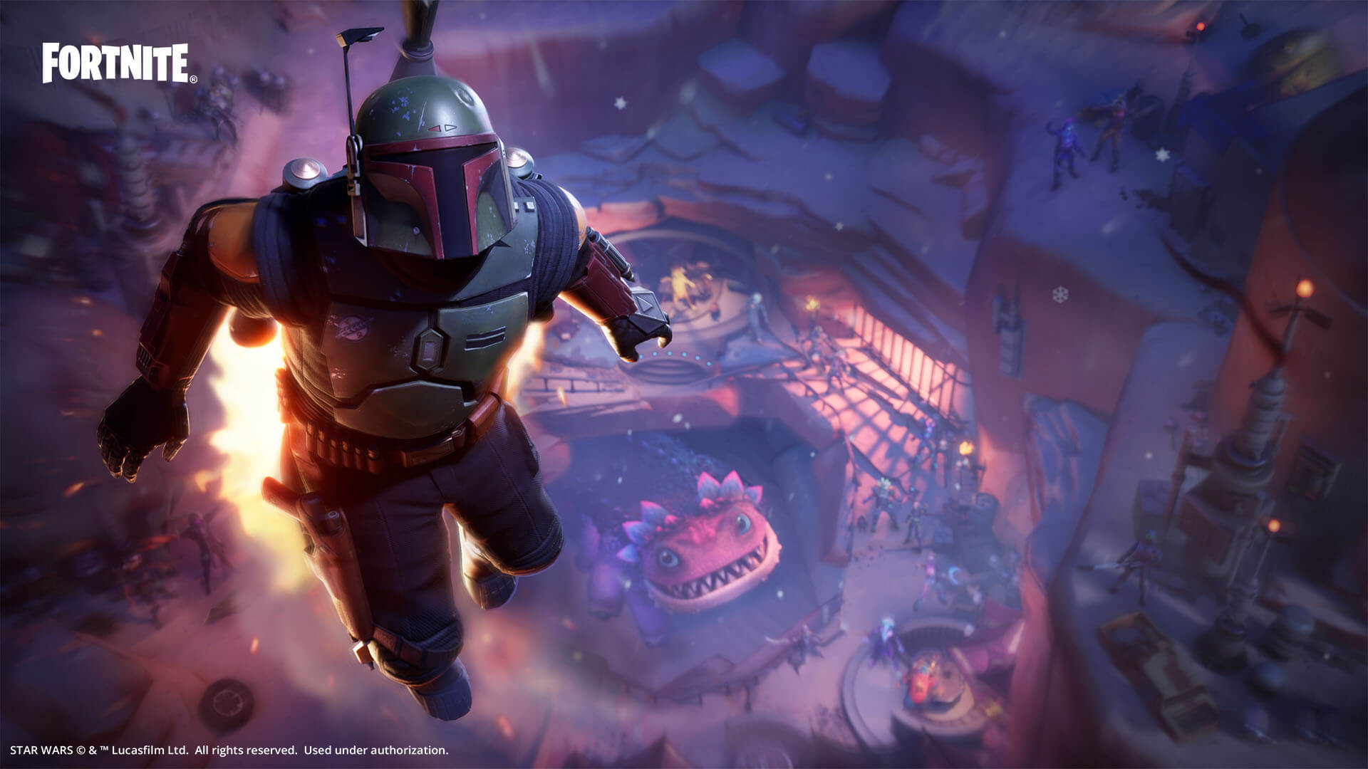 Skin de Boba Fett ja está disponível no Fortnite PS Verso