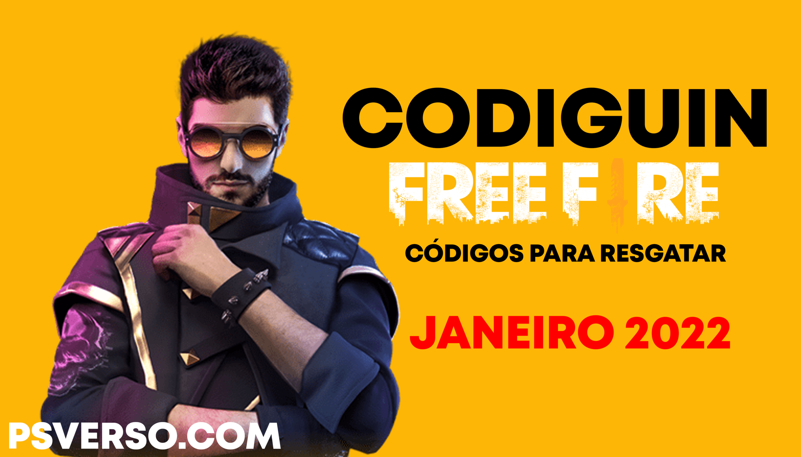 Free Fire, códigos válidos (codiguin infinito de hoje) - 21-04-22