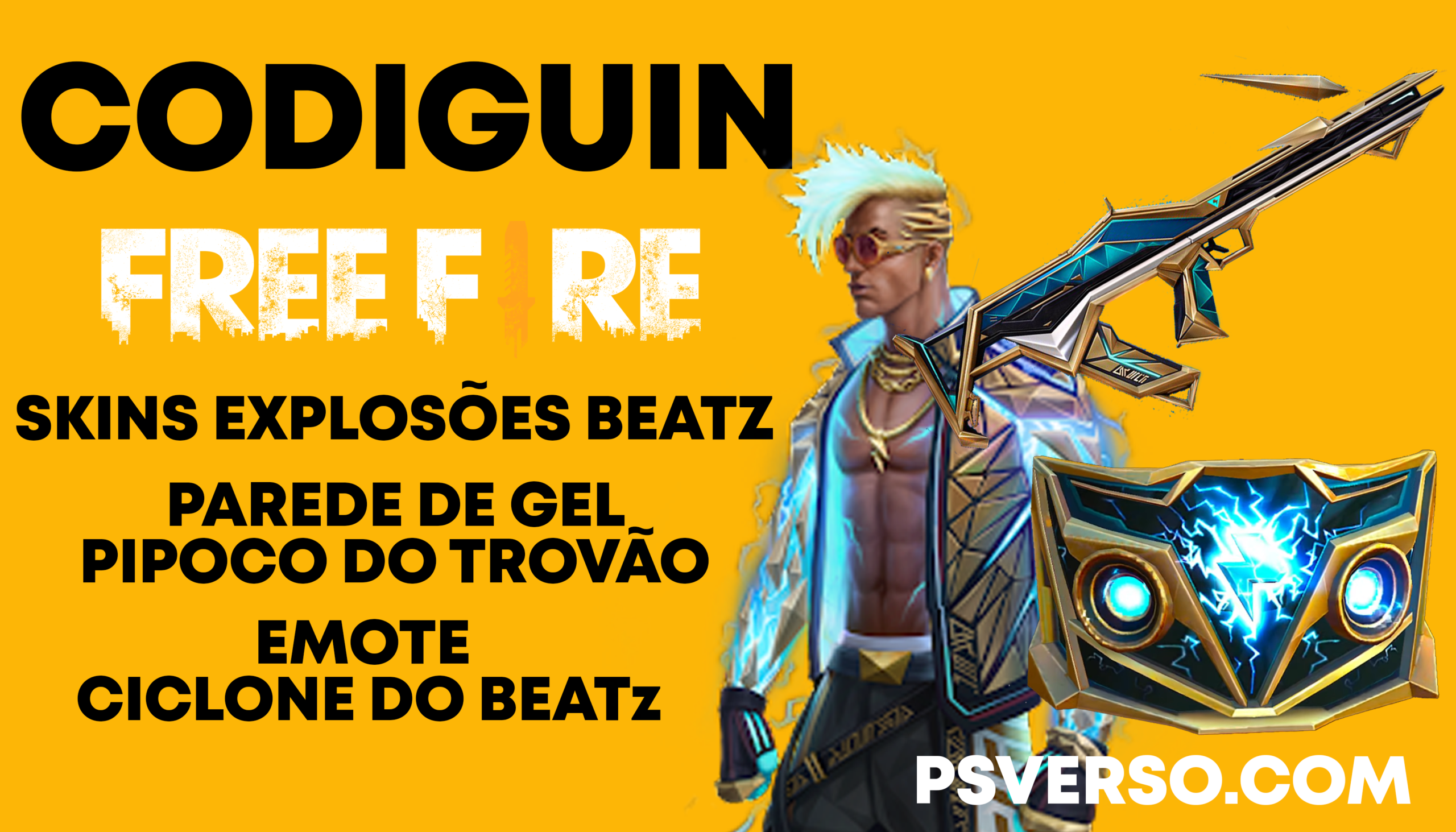 CODIGUIN FF: últimos códigos Free Fire do Squad Beats válidos em 2023