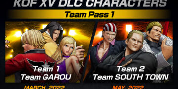 The King of Fighters XV revela Team Garou e Team South Town como DLCs