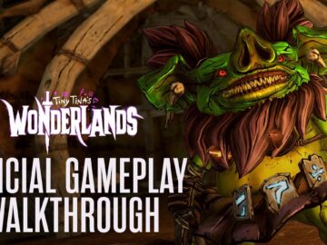 Tiny Tina's Wonderlands novo video jogabilidade cooperativo missões