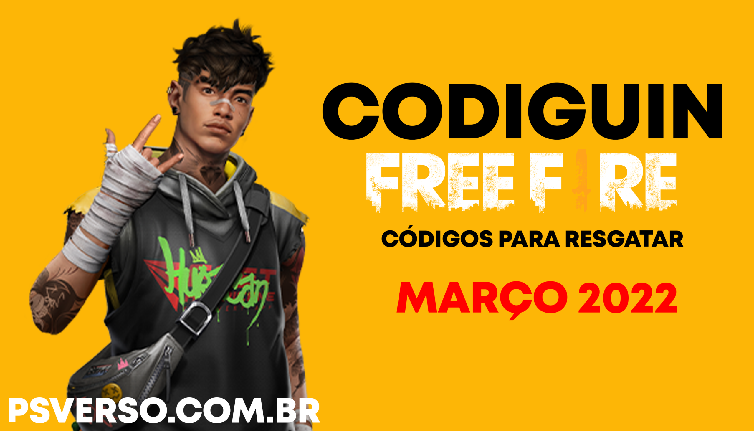 CÓDIGUIN FREE FIRE 2022 - COMO PEGAR CÓDIGO ATIVO DE 21 A 27 DE FEVEREIRO!  RESGATE O CODIGUIN! 