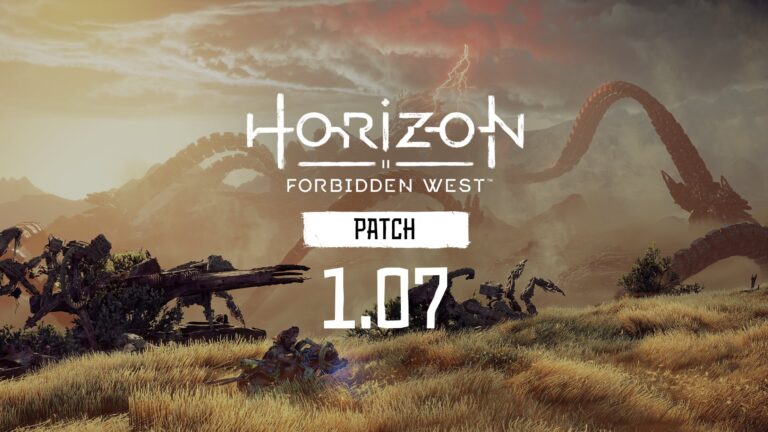 Horizon Forbidden West atualização 1.07