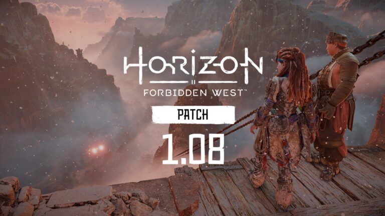 Horizon Forbidden West atualização 1.08