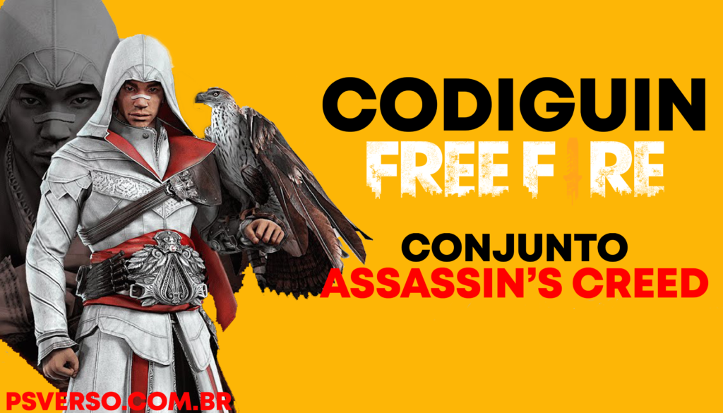 Resgate CODIGUIN FF Códigos do Free Fire e Assassin's Creed para resgatar no Garena Rewards