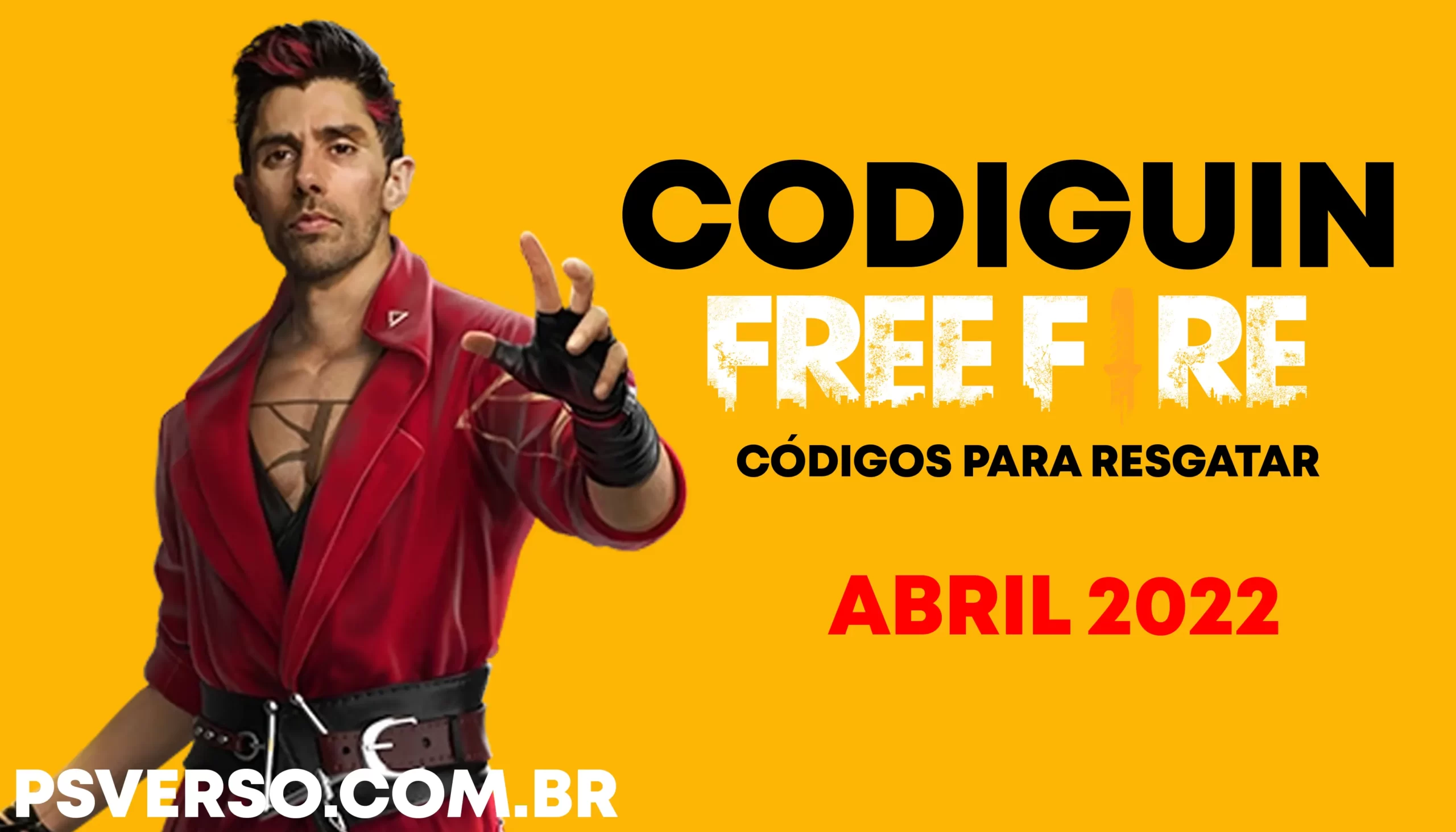 Código Free Fire 2022: CODIGUIN FF ativos para resgatar (Abril 2022) - PS  Verso