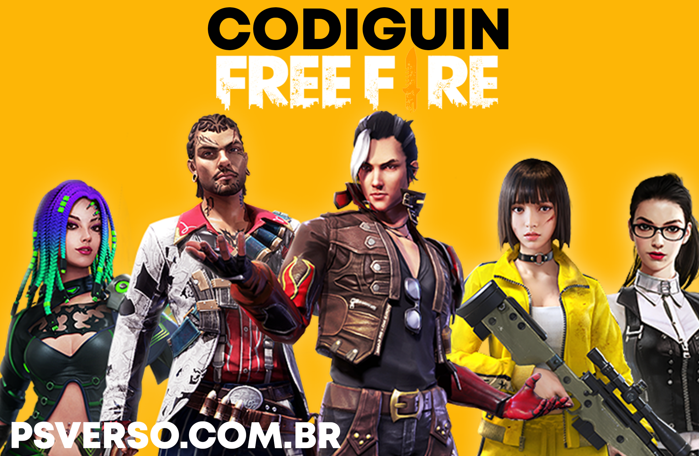 Lista de códigos Free Fire para recompensas em CODIGUIN FF (Julho 2022)