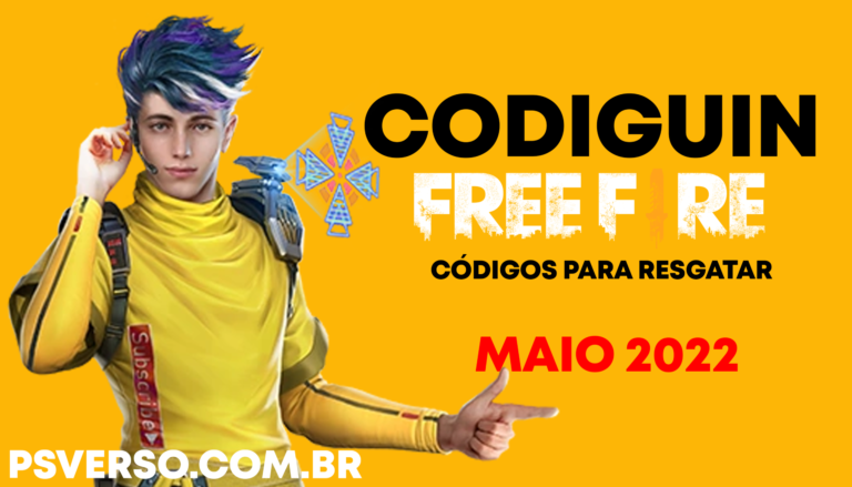 CÓDIGUIN FF 2022! COMO RESGATAR CÓDIGO FREE FIRE MAIO! (PERSONAGEM