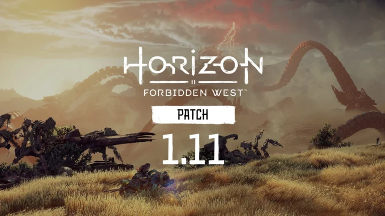 Horizon Forbidden West atualização 1.11