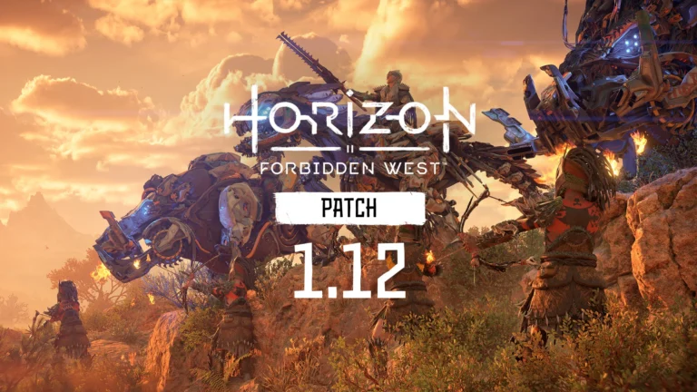 Horizon Forbidden West atualização 1.12