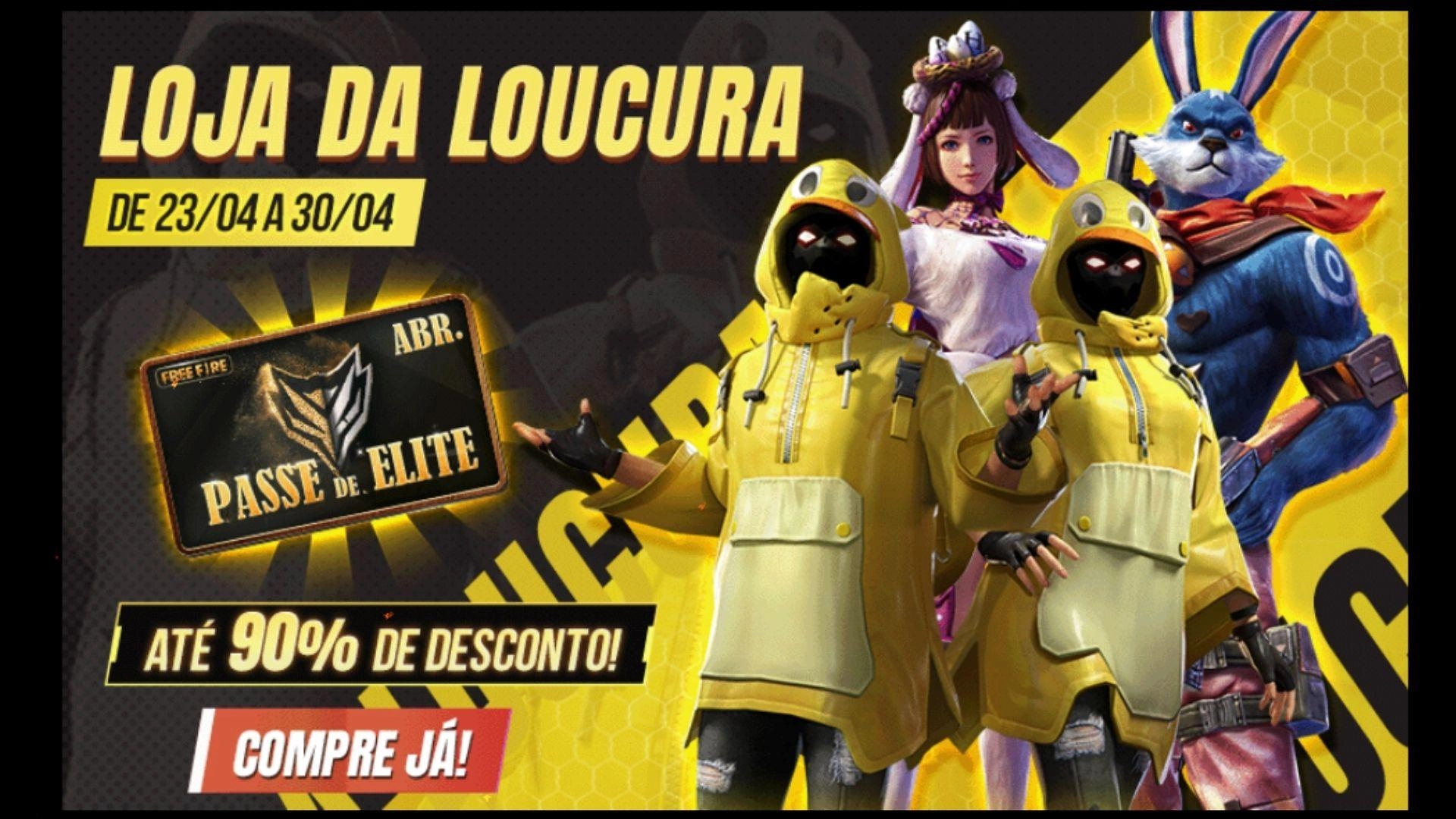 Loja da Loucura Free Fire 2023: data e skins - Free Fire Club