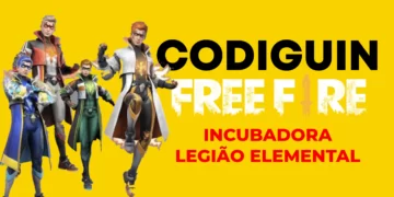 CODIGUIN Free Fire Código FF Incubadora Legião Elemental Como resgatar