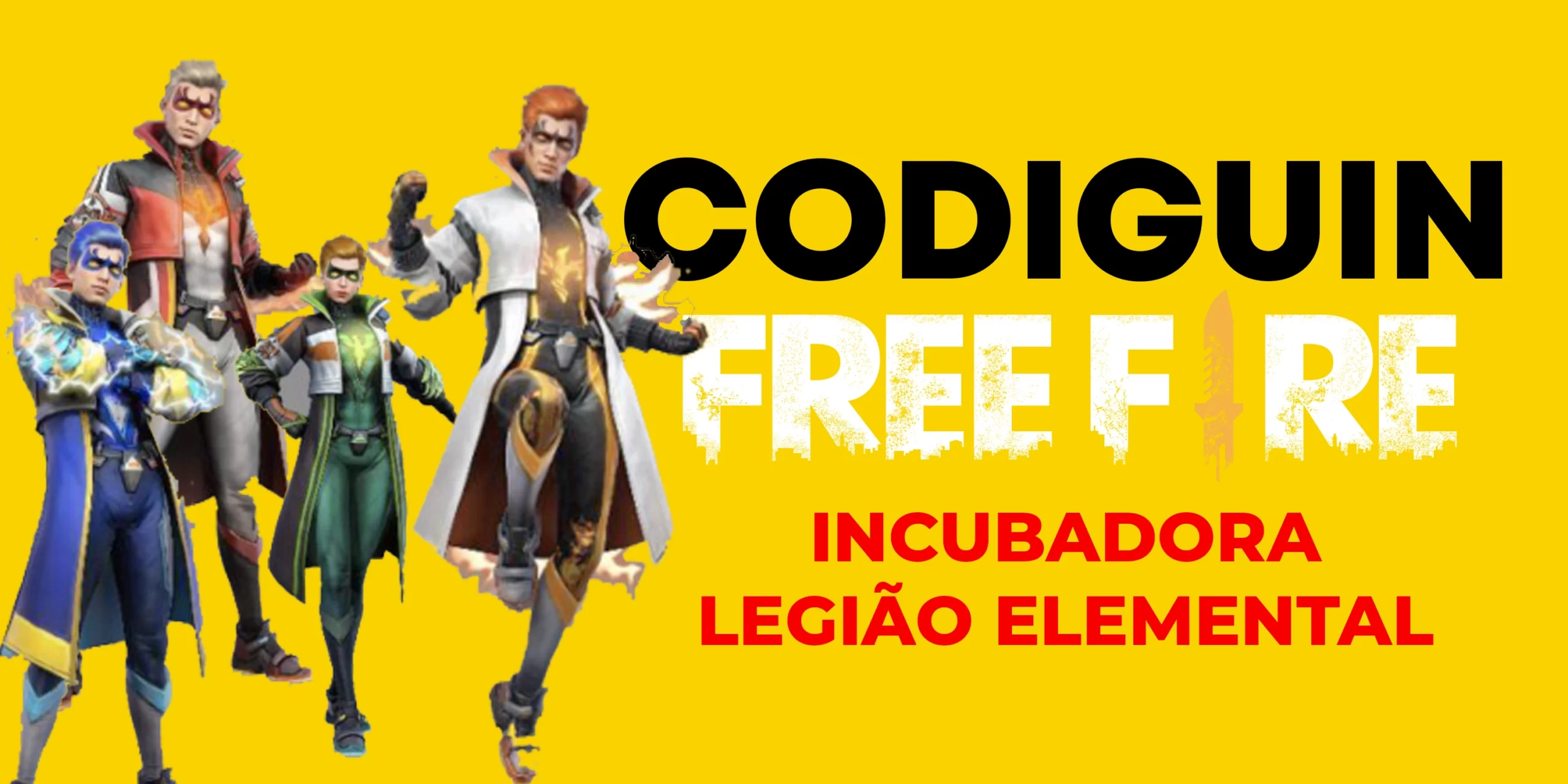 CODIGUIN FF: novo código Free Fire da Incubadora Carapina; veja