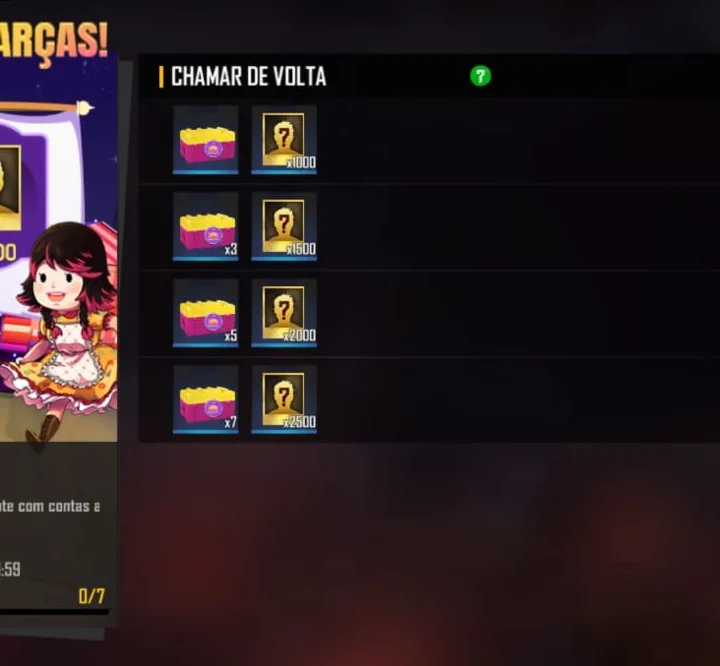 Chamar de Volta Free Fire junho 2022: convide amigos e ganhe recompensas