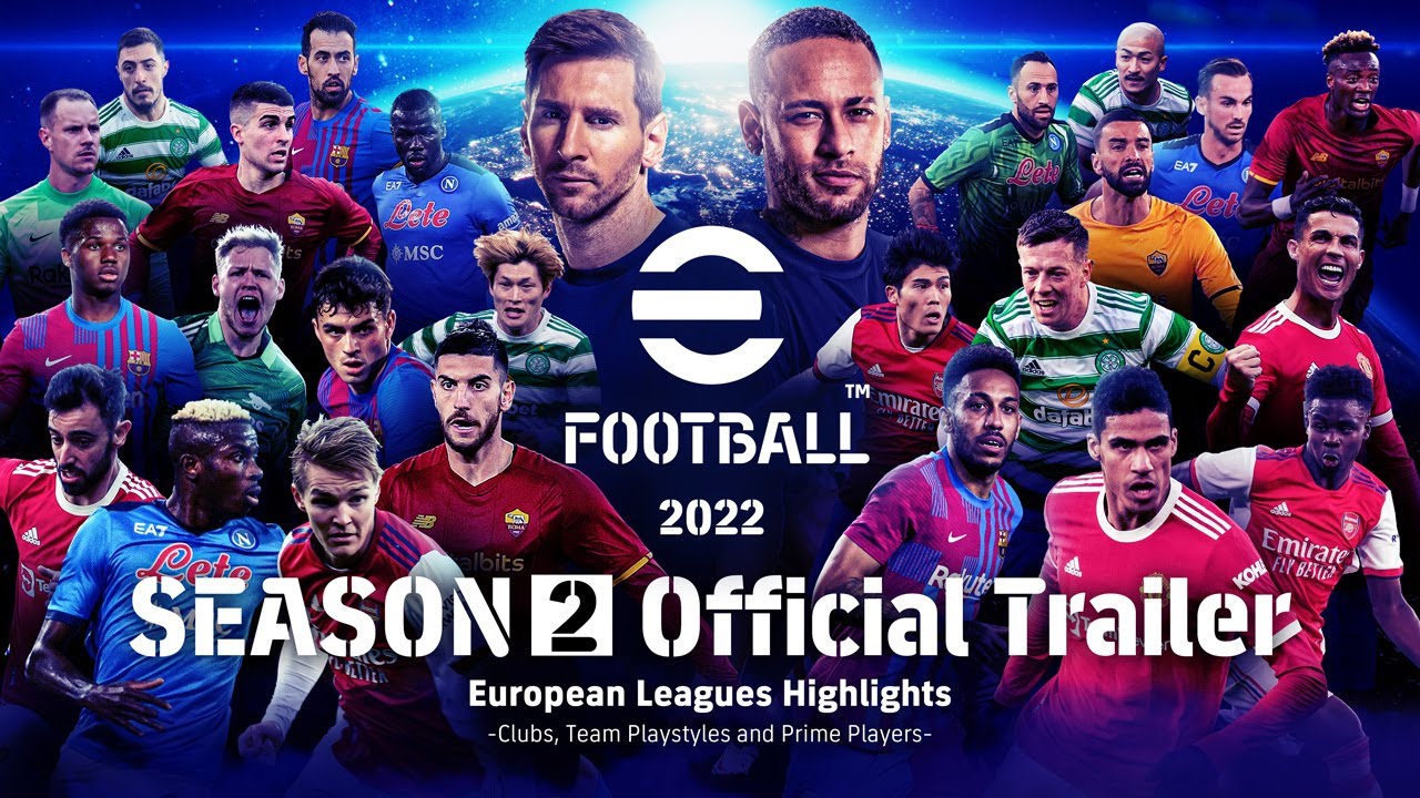 eFootball 2022 apresenta sua segunda temporada em novo trailer PS Verso