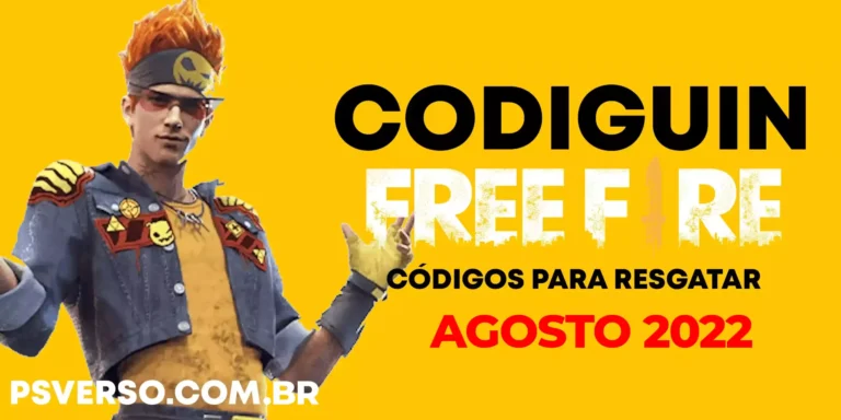 Código Free Fire 2022: CODIGUIN FF ativos 01 a 08 de Agosto de 2022