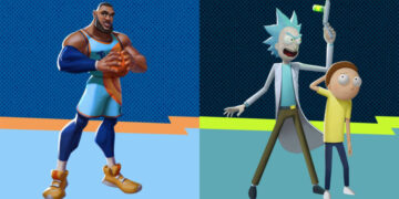 multiversus adiciona lebron james rick and morty