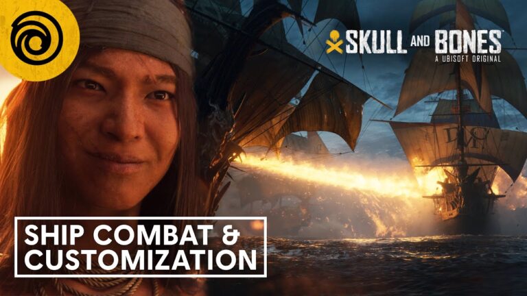 skull and bones video combate personalização navio