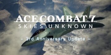 Ace Combat 7 Skies Unknown atualização 3 aniversário