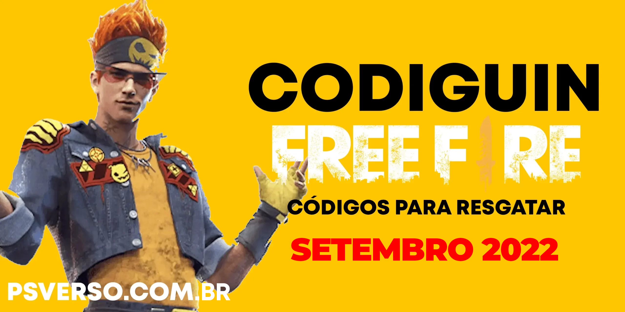 Código Free Fire 2022: CODIGUIN FF ativos 20 a 26 de Setembro de 2022 - PS  Verso