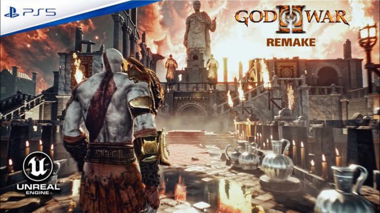 god of war remake trailer unreal engine 5