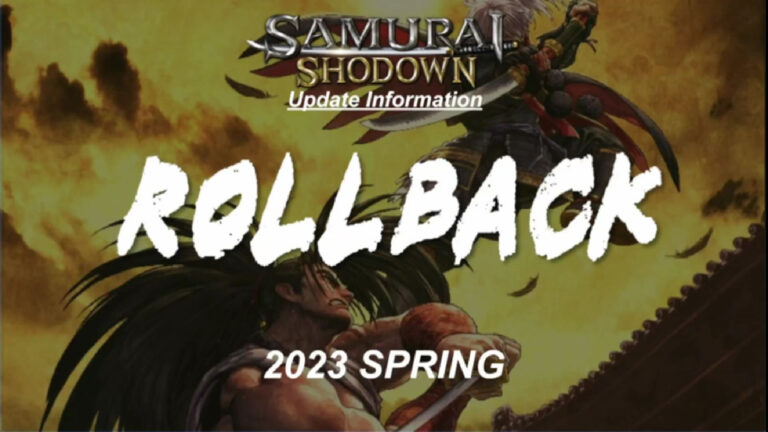 samurai shodown rollback netcode 2023